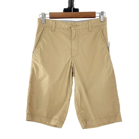 Old Navy Other - Old Navy Khaki Bermuda Shorts Size 12 Regular Cotton Blend Chino Boys New Youth